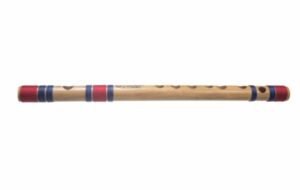 B SCALE MEDIUM ASSAM BAMBOO FLUTE MUSICAL INSTRUMENT SIZE 10.5 INCH BANSURI