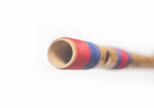 B SCALE MEDIUM ASSAM BAMBOO FLUTE MUSICAL INSTRUMENT SIZE 10.5 INCH BANSURI