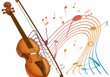 violin-classical-music-instrument-with-melody-symbols